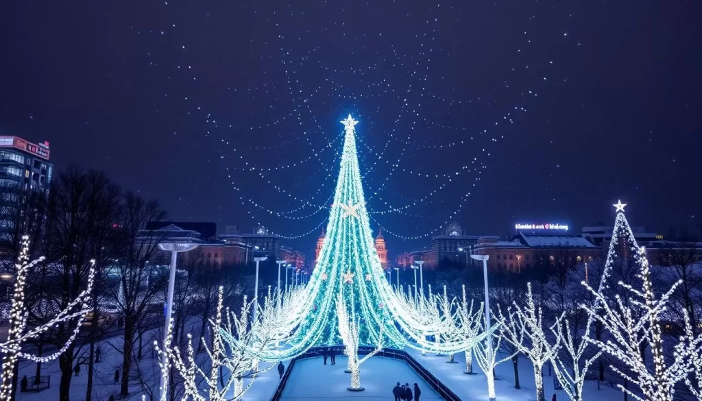 Imagine a winter wonderland with 1.5 million twinkling lights across 16 blocks.