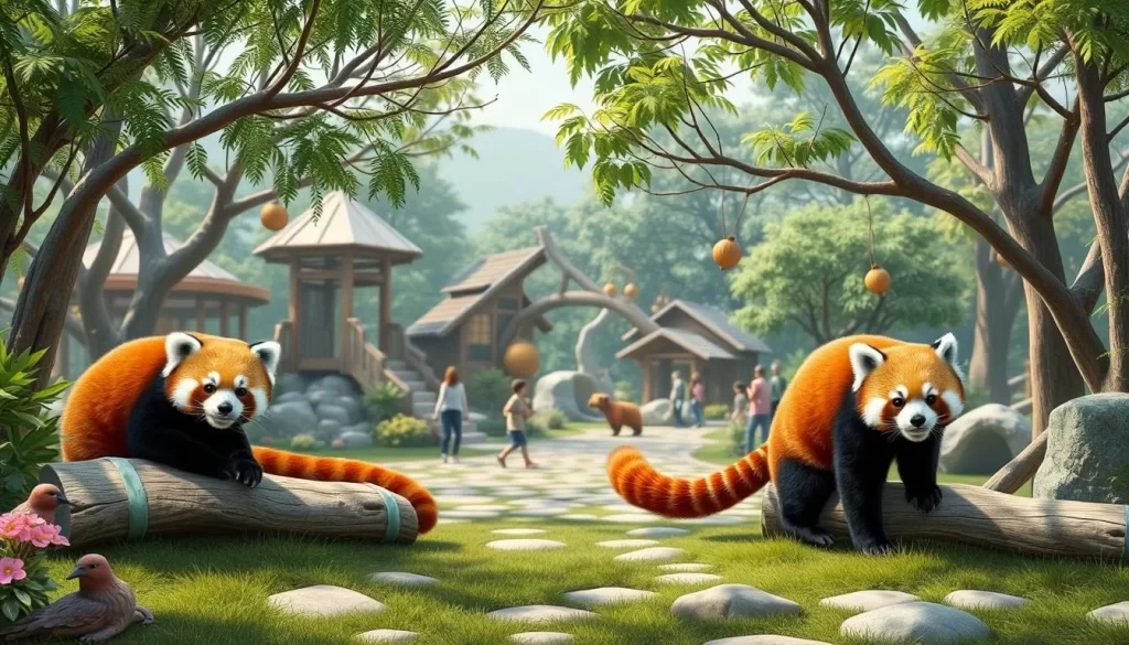 Imagine a zoo where you can see red pandas, explore diverse animal exhibits, and enjoy family-friendly activities all in one place.