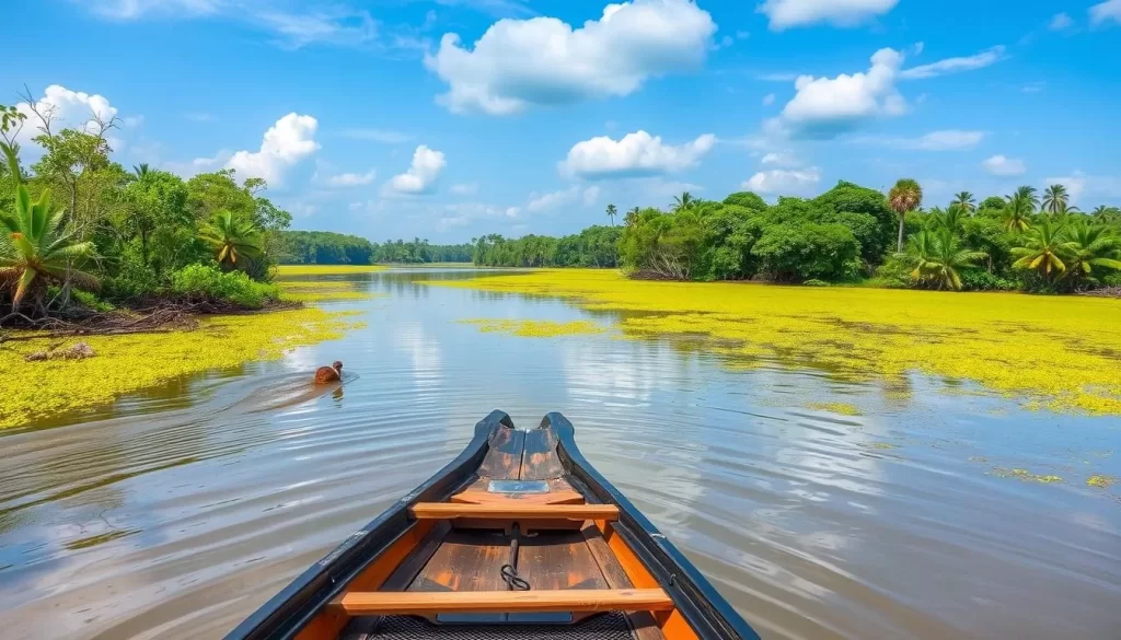 Imagine cruising along the Kinabatangan River, surrounded by lush mangrove swamps and spotting an incredible array of wildlife.