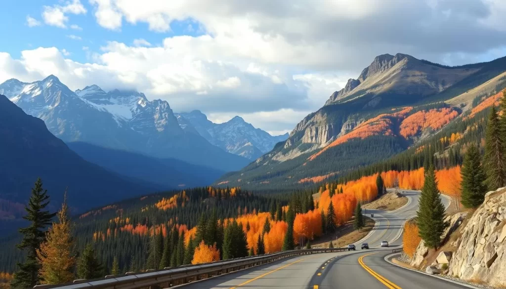 Imagine driving through Glacier National Park
