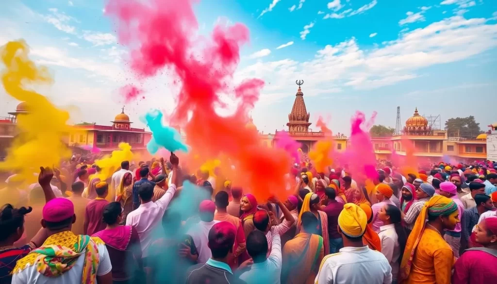 Imagine experiencing Holi in the very land where Lord Krishna grew up.