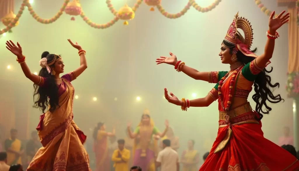 Imagine experiencing the vibrant energy of Navratri and Durga Puja in Maharashtra.
