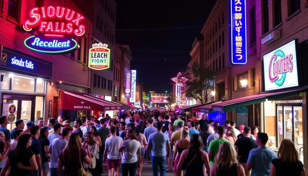 Imagine experiencing the vibrant nightlife of Sioux Falls
