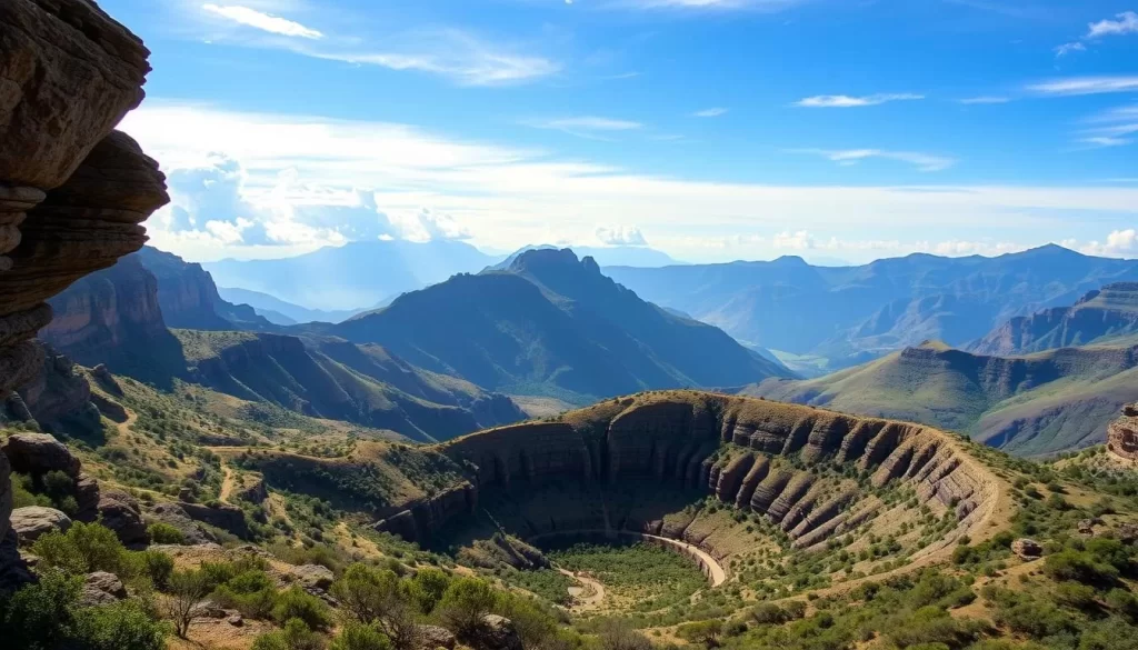 Imagine standing before the majestic Drakensberg Amphitheatre, a spectacle of nature that leaves you in awe.