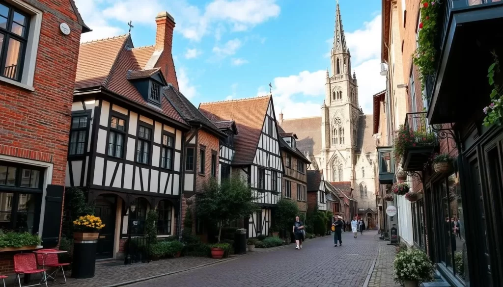 Imagine strolling through the historic streets of Mechelen, Belgium, surrounded by beautiful churches and beguinages.