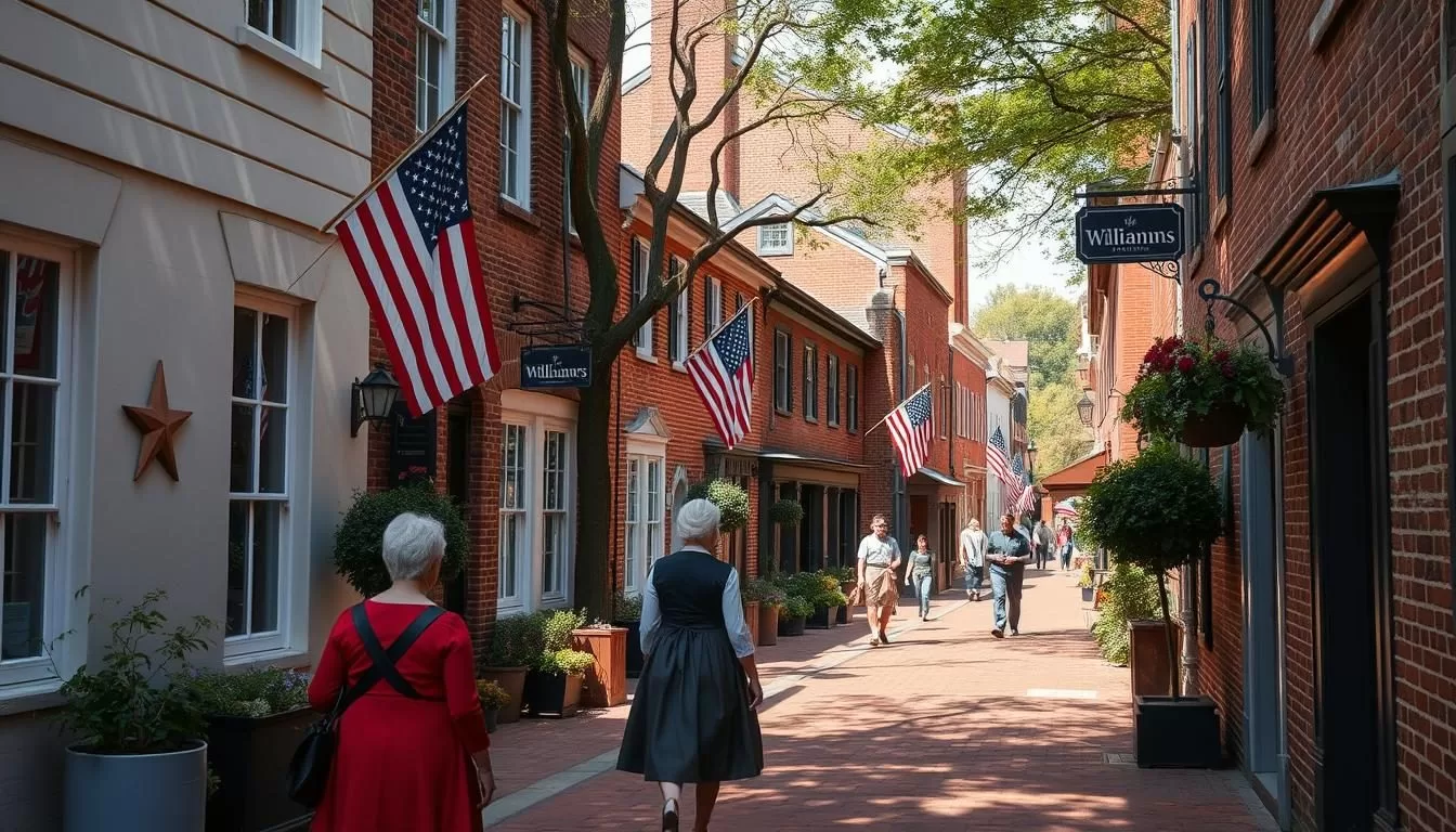 Imagine walking through the historic streets of Williamsburg, surrounded by colonial architecture and immersive historical experiences.