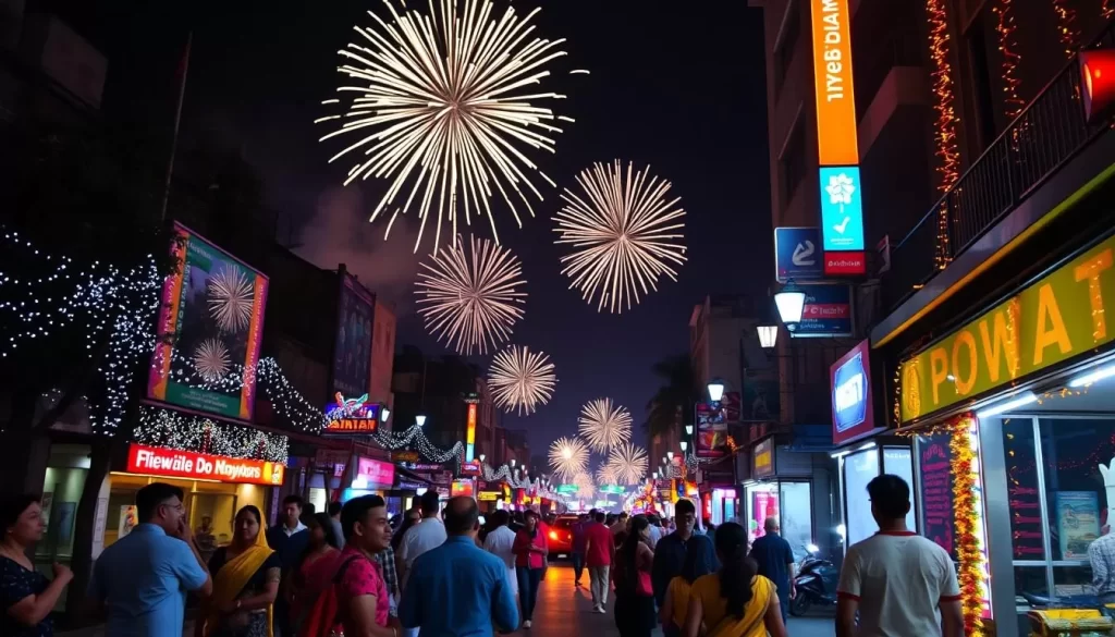 Imagine walking through the streets of Mumbai or Pune during Diwali, surrounded by twinkling lights and the sound of fireworks.