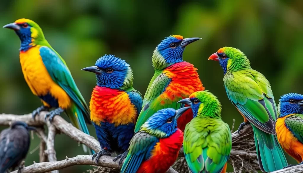 Imagine witnessing the vibrant colors of various bird species at South Island National Park.
