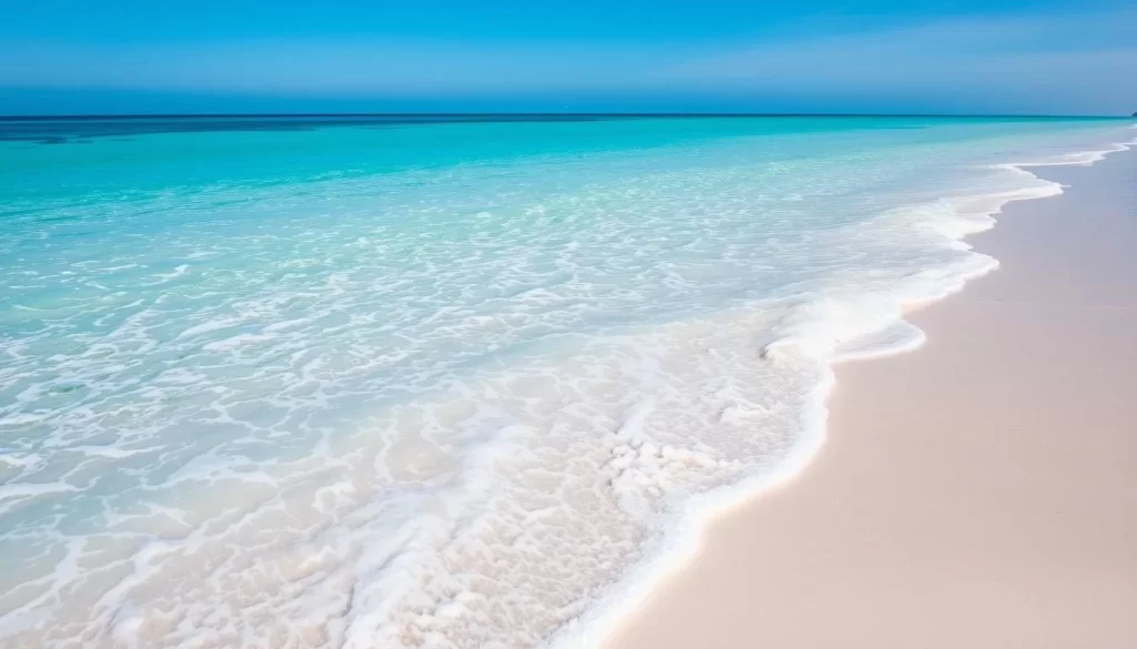 Imagine yourself on a serene beach with crystal-clear waters and powdery sand.