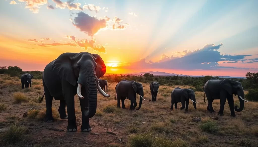Imagine yourself on an Amboseli game drive safari, surrounded by the majestic beauty of Africa's wildlife.