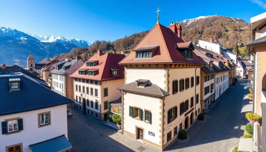 Innsbruck old town with the Golden Roof and cobblestone streets