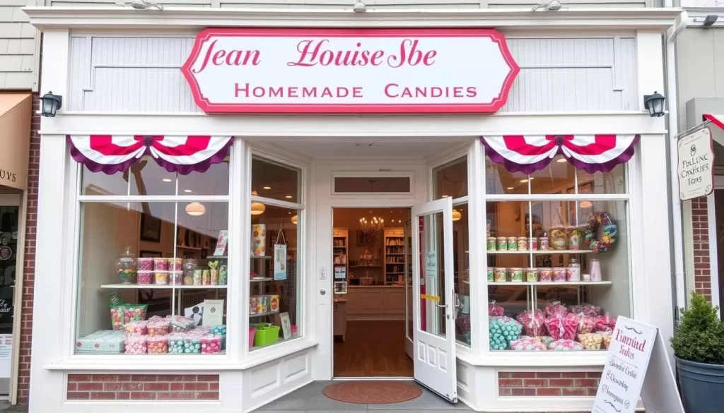 Jean Louise Homemade Candies storefront in Spring Lake, NJ