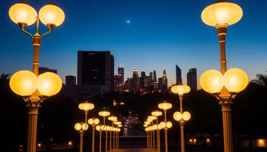 LACMA's Urban Light installation
