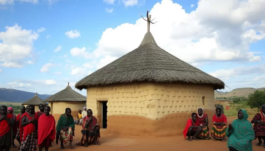 Maasai village visit near South Island National Park, Kenya