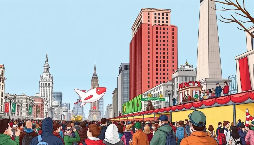 Macy's Thanksgiving Day Parade viewing spots image