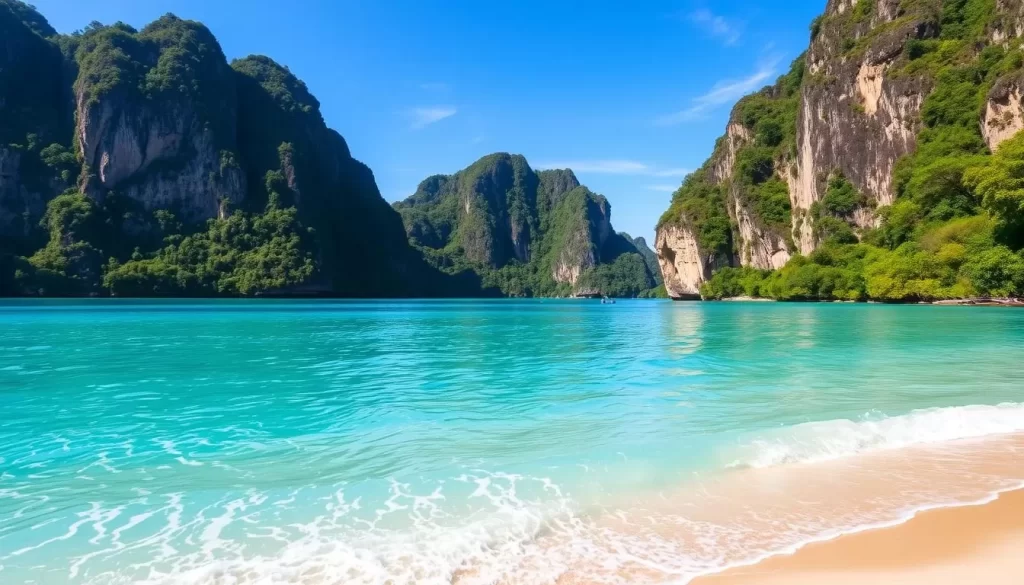Maya Bay on Phi Phi Leh Island