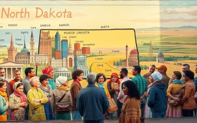 North Dakota, United States: Official and widely spoken languages