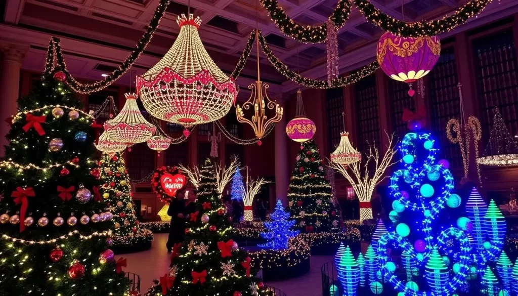 Philbrook Museum of Art holiday festival decorations