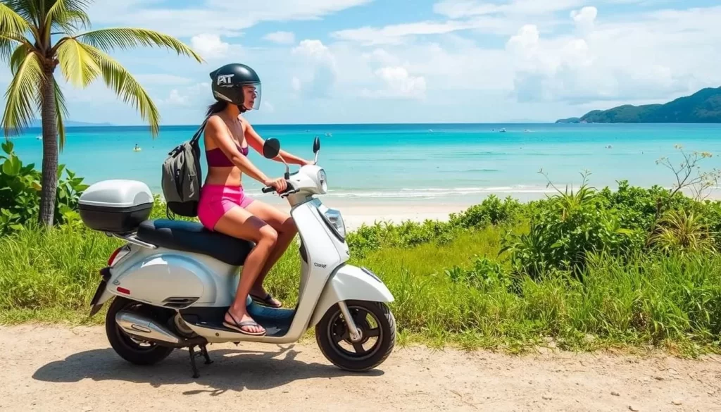 Rent a scooter on Koh Tao with The Summer Hostel