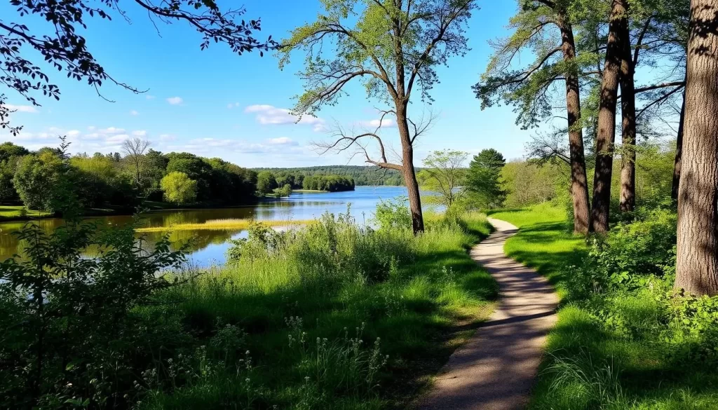 Riverside Park Iowa City trails