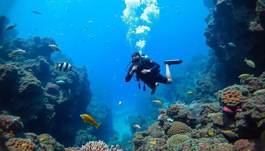 Scuba diving in Tunku Abdul Rahman National Park