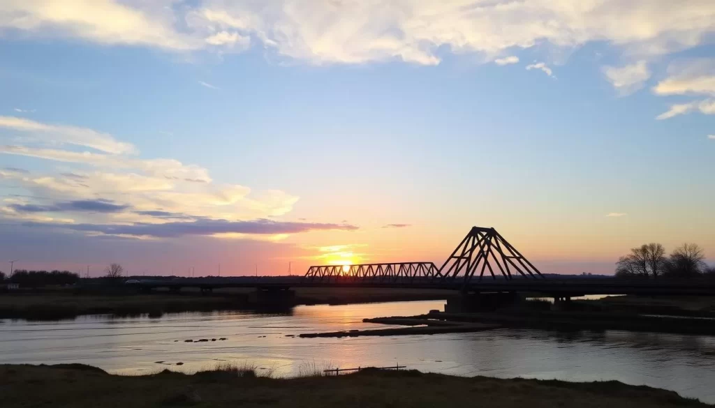 Sendelingsdrift pont crossing image