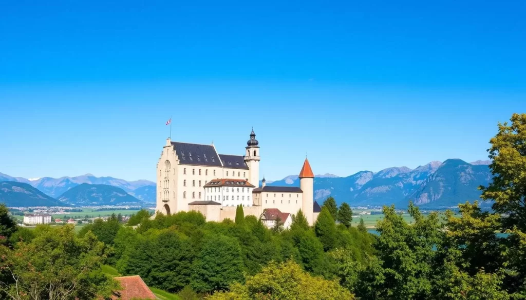 Vaduz Castle panoramic view