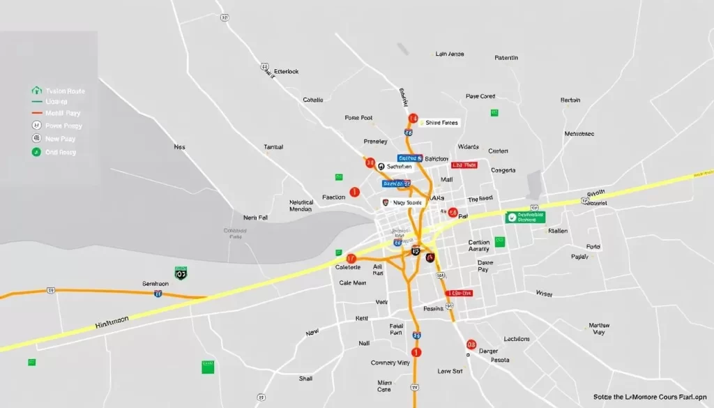 View Los Angeles Freeway Map