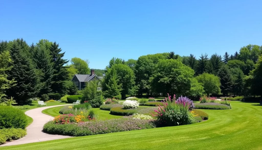 View of Belfast City Park Maine