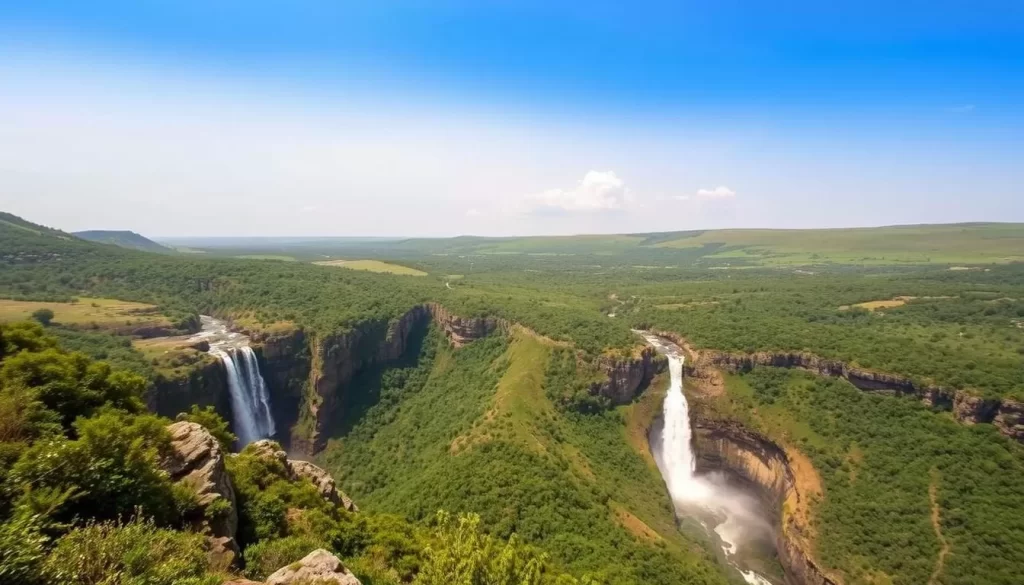 View of Tugela Falls in Royal Natal National Park