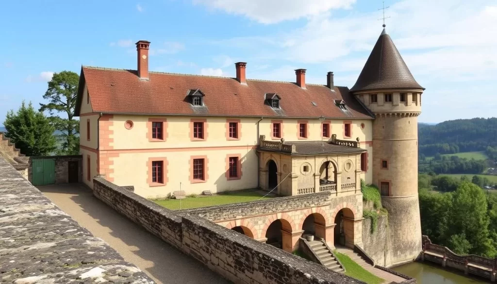 View of the Roman Villa Echternach Luxembourg