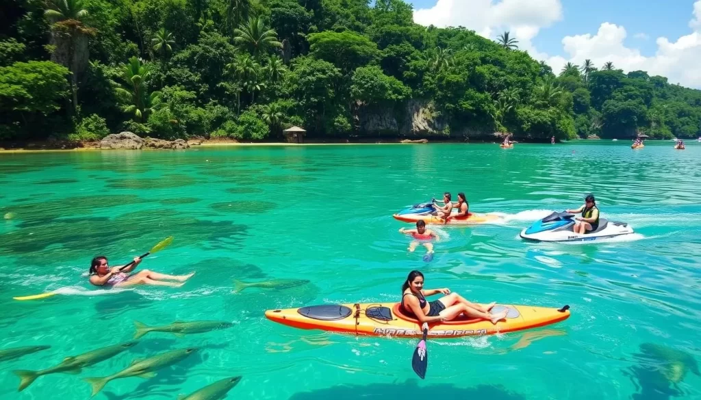 Water sports in Tunku Abdul Rahman National Park