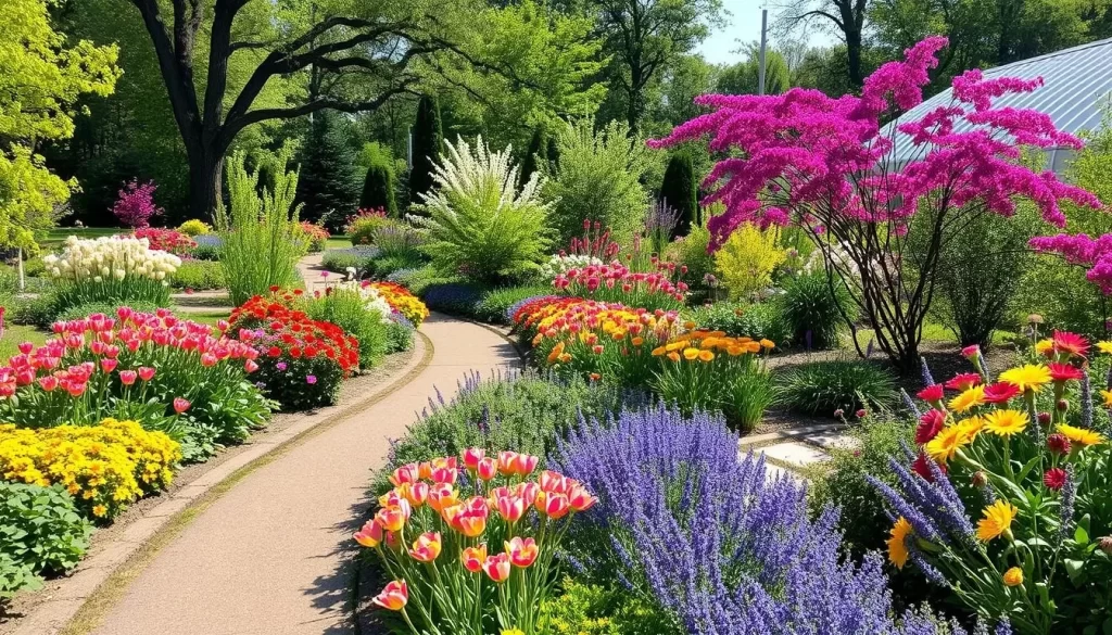 Western Kentucky Botanical Garden serene garden paths and floral displays