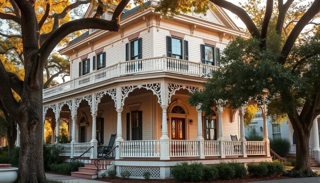 A charming historic bed and breakfast in downtown Wilmington North Carolina with Victorian architecture and a welcoming porch A charming historic bed and breakfast in downtown Wilmington North Carolina with Victorian architecture and a welcoming porch