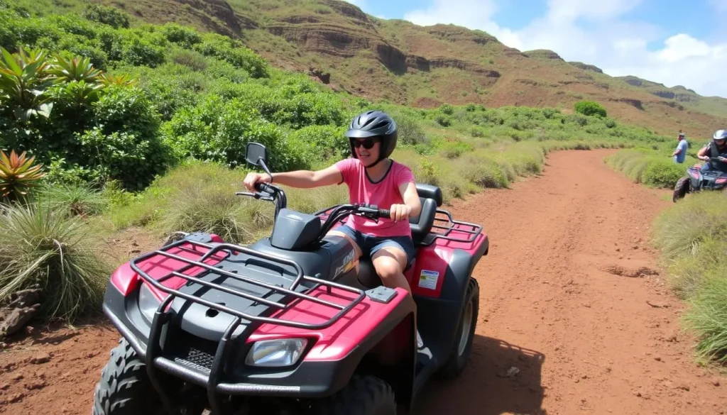 ATV tour through the Big Island's rugged terrain