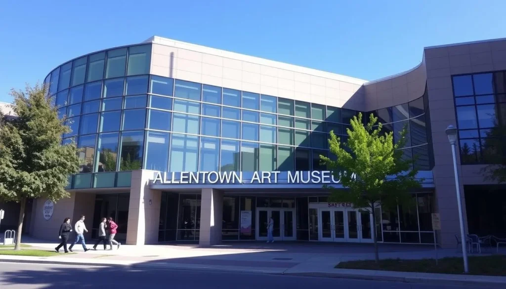 Allentown Art Museum exterior showcasing one of the best things to do in Allentown Pennsylvania Allentown Art Museum exterior showcasing one of the best things to do in Allentown Pennsylvania