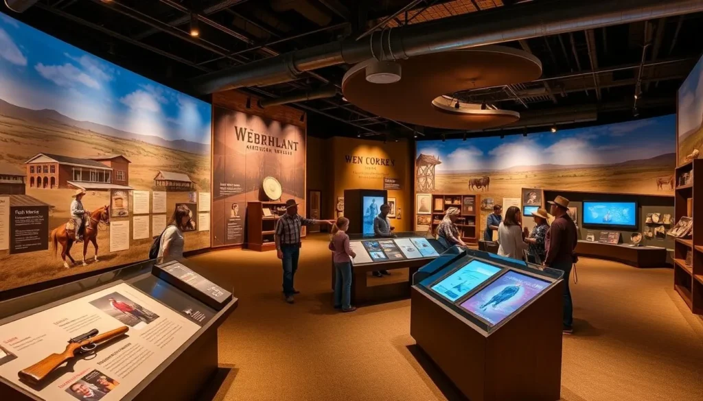 An exhibit at the National Cowboy & Western Heritage Museum