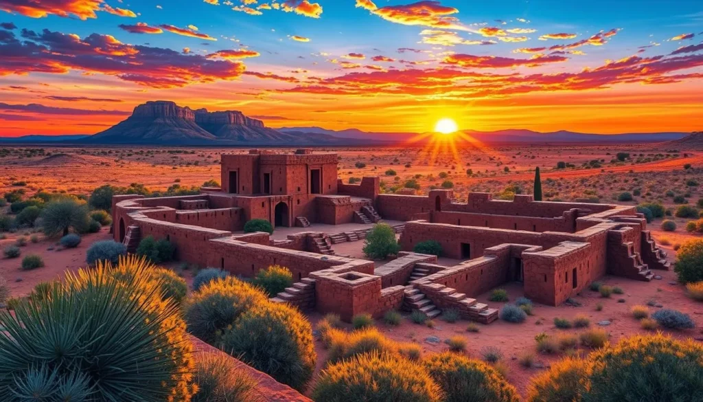 An image of Aztec Ruins National Monument