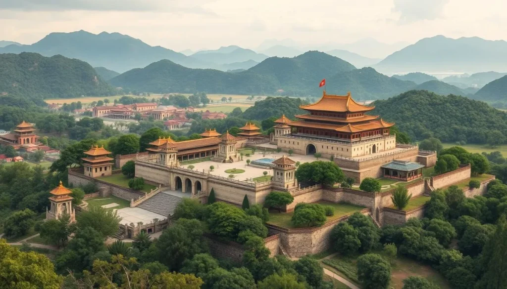An image of Hoa Lu Ancient Capital, showcasing its historical significance in Ninh Bình, Vietnam.