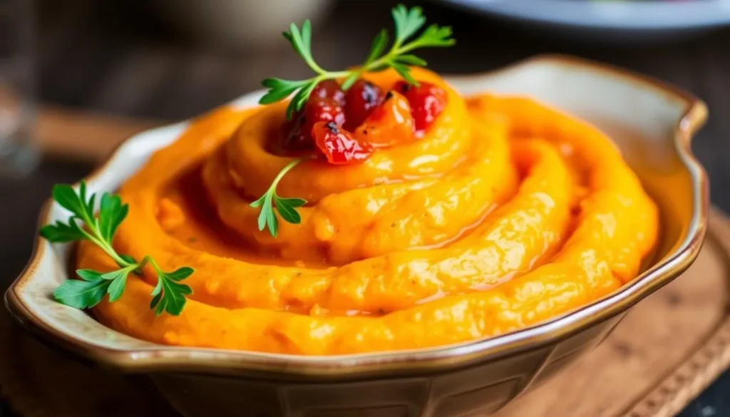 An image of Obba BBQ's signature sweet potato mash.