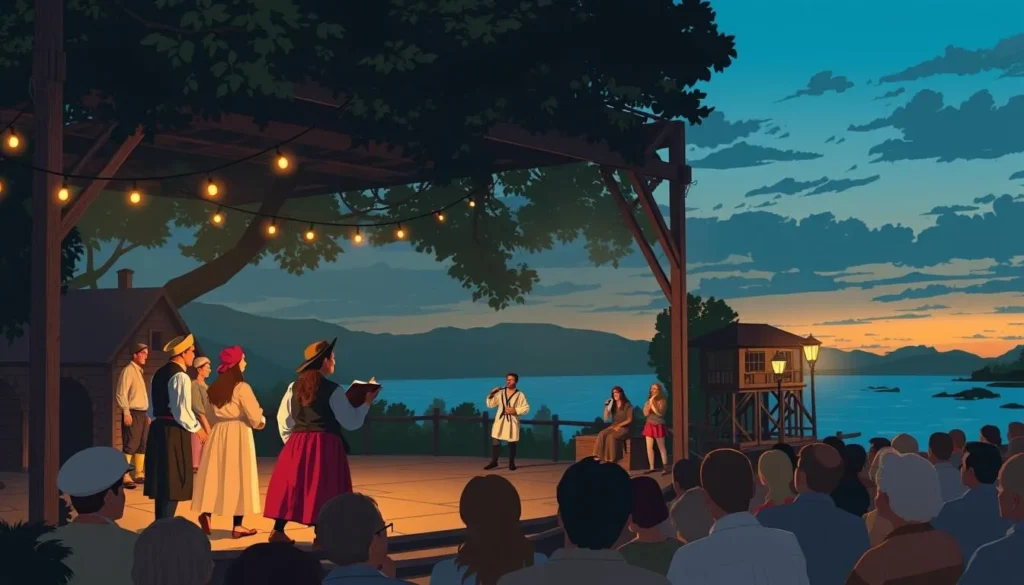 An image of The Lost Colony Outdoor Drama performance at Waterside Theatre