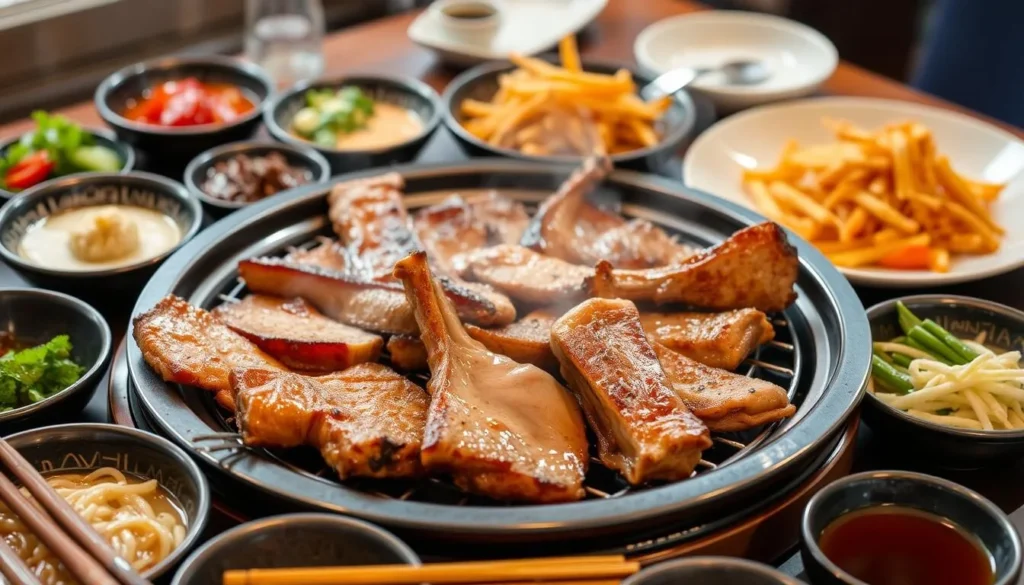 An image of a delicious Korean BBQ dish at Charim Korean BBQ.