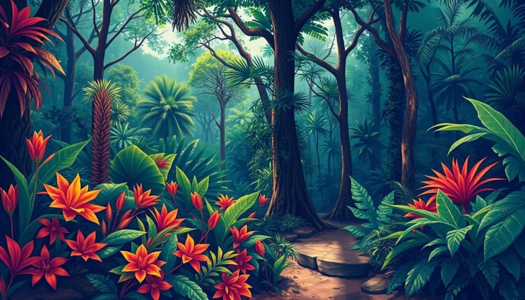 An image of a guided Dreamtime Walk in the Daintree Rainforest