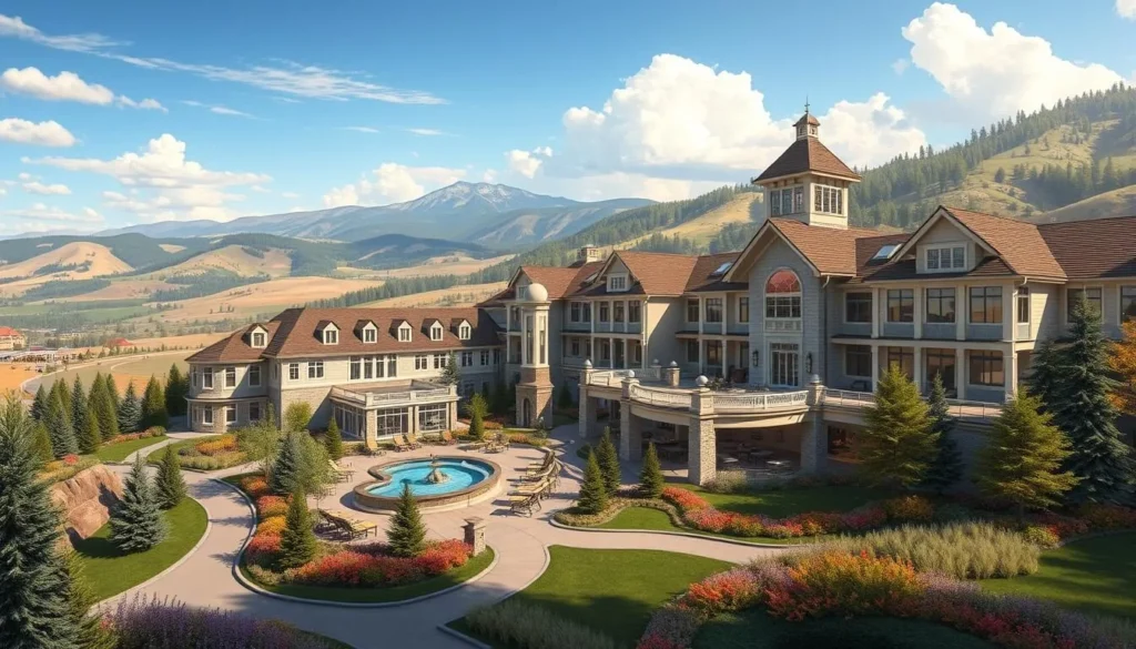 An image of a luxurious resort in Redmond, Oregon.