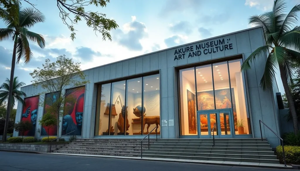 An image of the Akure Museum of Art and Culture exterior or a notable exhibit