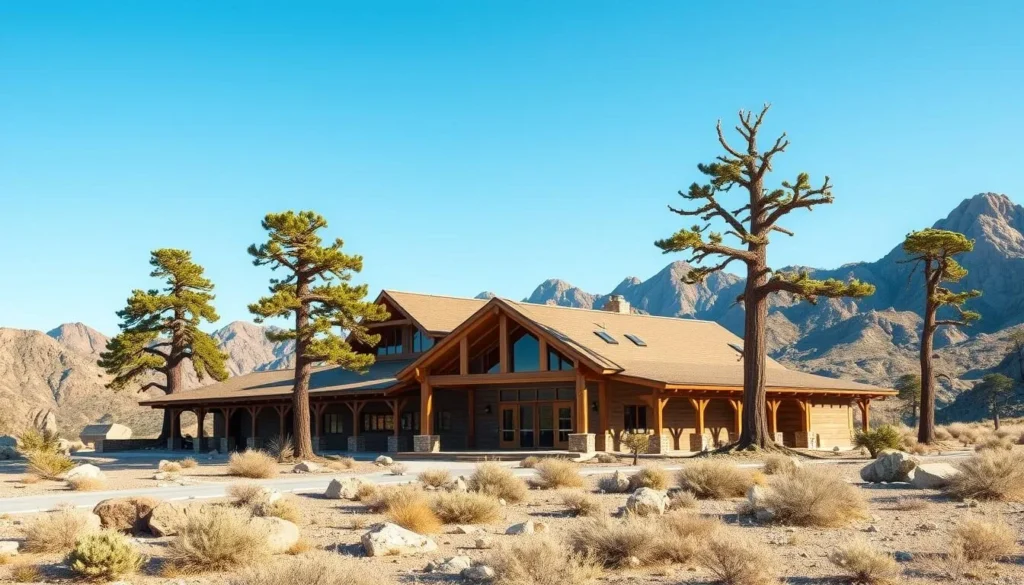 An image of the Ancient Bristlecone Pine Forest visitor center