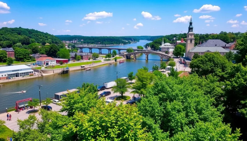 An image of the Cape Girardeau riverfront