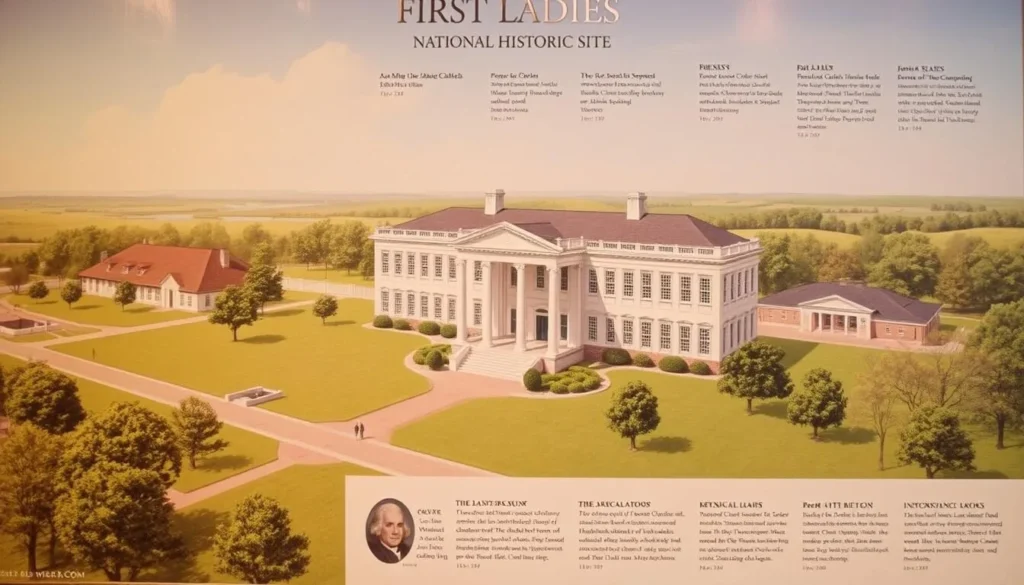 An image of the First Ladies National Historic Site