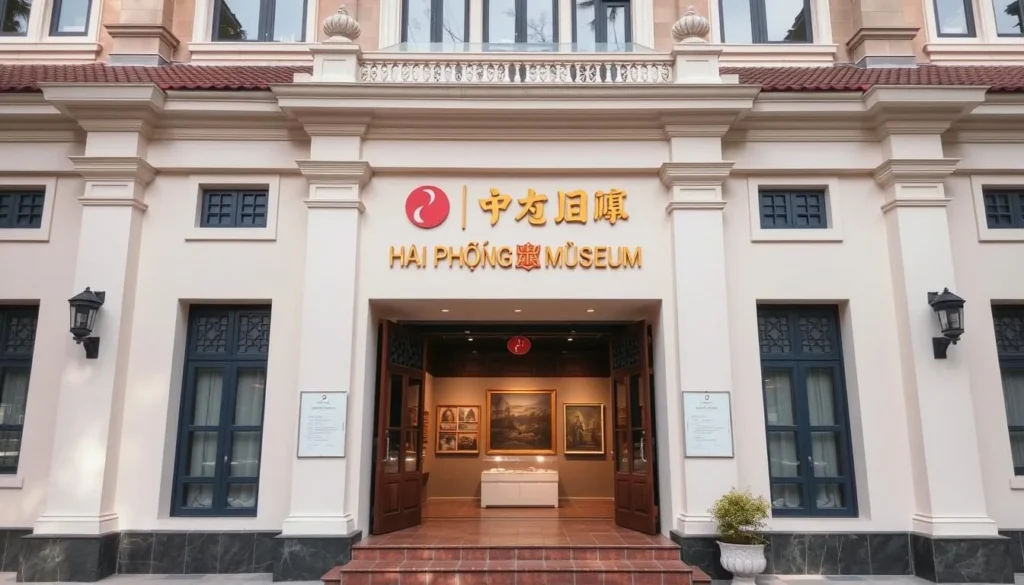 An image of the Hai Phong Museum's facade or a notable exhibit.