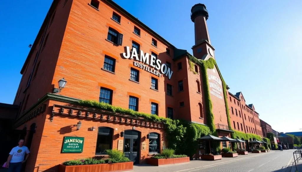An image of the Jameson Distillery in Dublin, Ireland